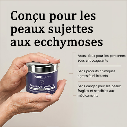 💥 Plus de 100 000 unités vendues 💕 PURELORA® – Crème réparatrice pour les ecchymoses et fortifiante pour la peau