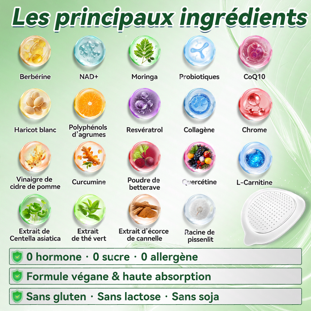 [Magasin officiel phare] 👩‍⚕️ | Purelora® Moringa · Berbérine × NAD+ 10-en-1 Patch Nano-Aiguilles Avancé 🇫🇷 | 𝘽𝙖𝙠𝙚𝙙 𝙗𝙮 𝙨𝙘𝙞𝙚𝙣𝙘𝙚 | Formule 10-en-1 | Résultats en 7 jours ⏳