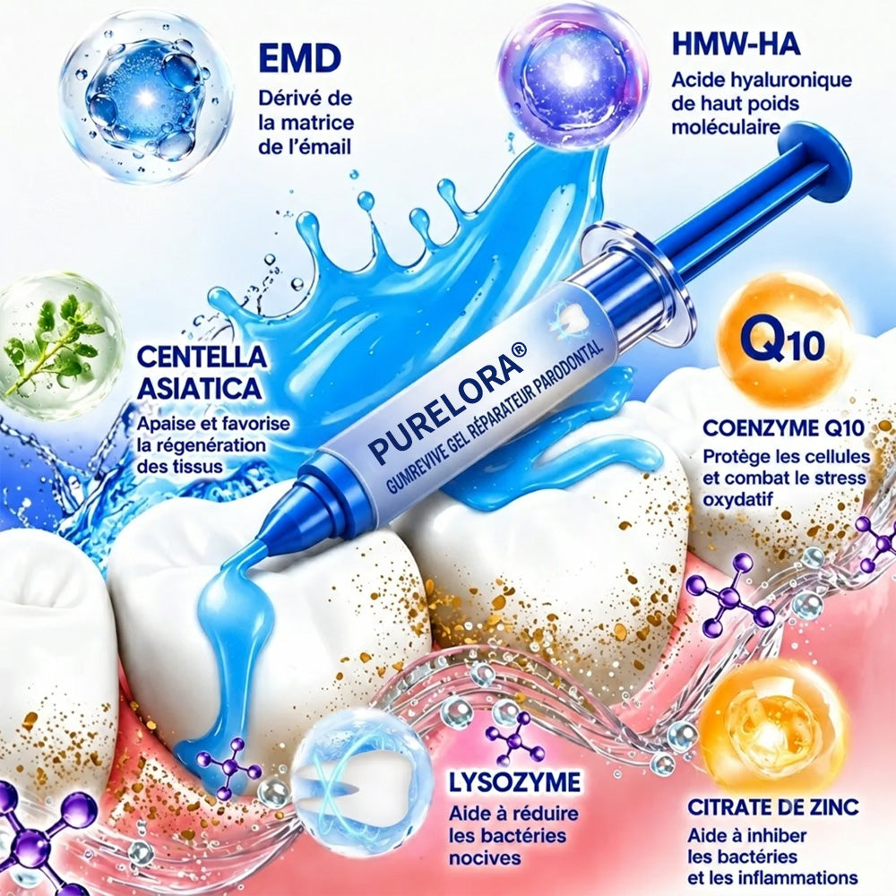 Purelora® 🧑‍⚕️ GumRevive Gel Réparateur Parodontal 🧸