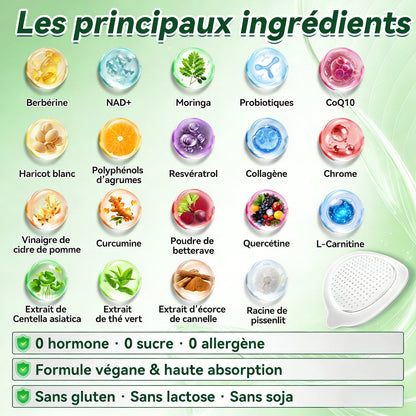 Magasin Officiel |🎁 H𝐞a𝐥r𝐢z𝐞® Moringa · BERBÉRINEX NAD+12-EN-1 Patch avancé à micro-aiguilles nano (Une application quotidienne, résultats visibles en 7 jours) 🎖️ Obésité, Diabète, Apnée du sommeil, Problèmes articulaires 🎖️